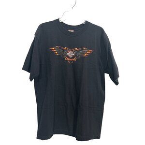 Harley-Davidson Indy West Plainfield Indiana 2005 XL T-Shirt 100% Cotton Black